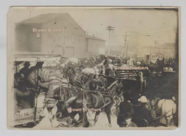 1906 San Francisco Earthquake Supply Wagons Bring Much Needed Food Photo #7