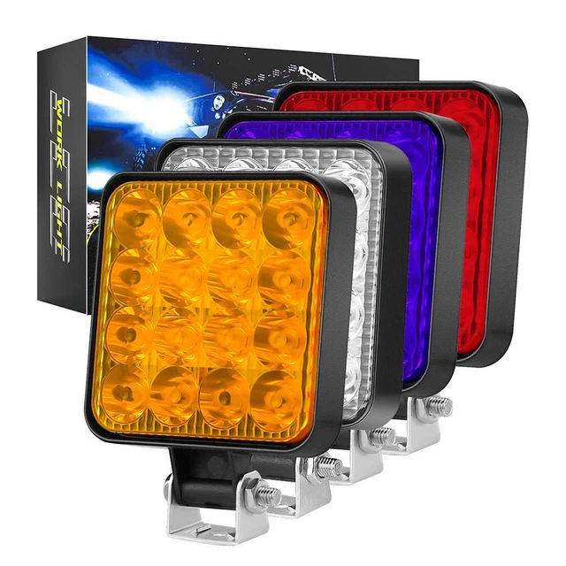 Barra luminosa da lavoro LED 48 W pod combinati antialluvione fuoristrada lampada nebbia guida_