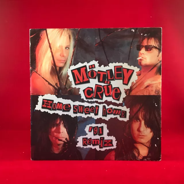 MOTLEY CRUE Home Sweet Home 1991 UK 7" vinyl single 45 You're All I Need