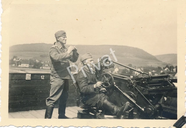 Foto Seconda Guerra Mondiale Soldato Wehrmacht Reno Porto Strasburgo - Foto 5