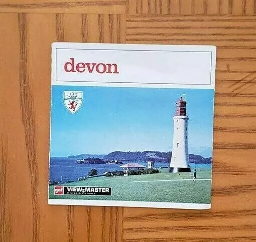 C294 Glorious Devon Great Britain England Folder Vintage viewmaster Reels Packet