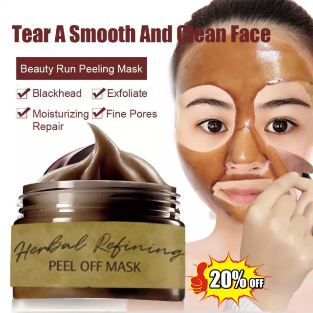 New Cleansing Blackhead Remover Masks NEW Herbal Refining Peel-Off Mask 120ML