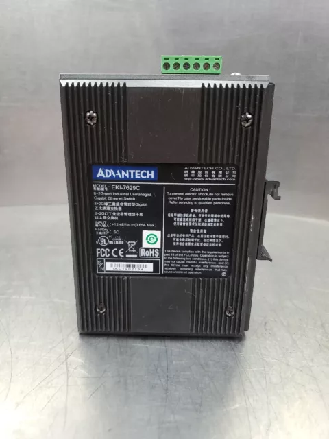 Advantech  EKI-7629C 8+2G Industrial Unmanaged Gigabit Ethernet Switch     3A-9 3