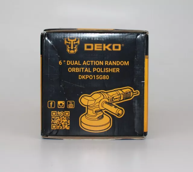 DEKO 6" Dual Action Random Orbital Polisher 2