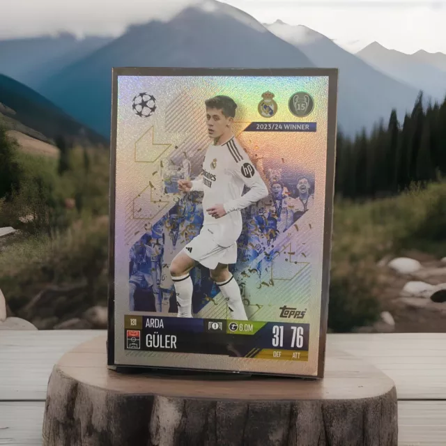 TOPPS MATCH ATTAX UCL 2024/25 Arda GÜLER 2023/24 WINNER Real Madrid