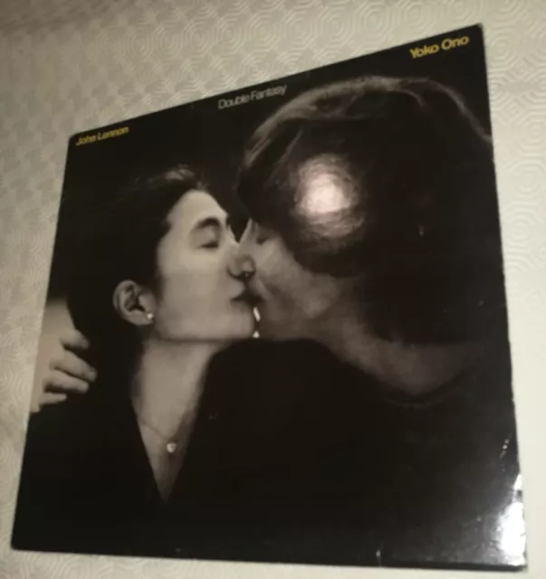 John Lennon & Yoko Ono LP Double Fantasy LP 1st 1980 UK Disc NMINT Cover EX see