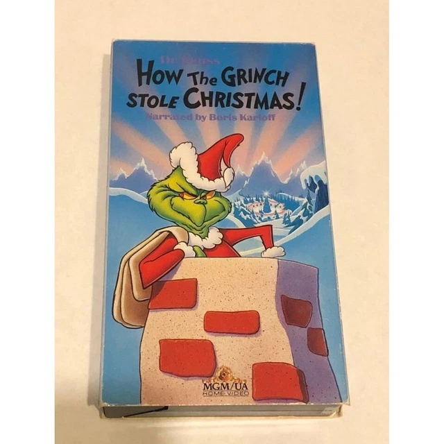 DR. SEUSS' HOW The Grinch Stole Christmas! VHS Tape Box £2.88 PicClick UK