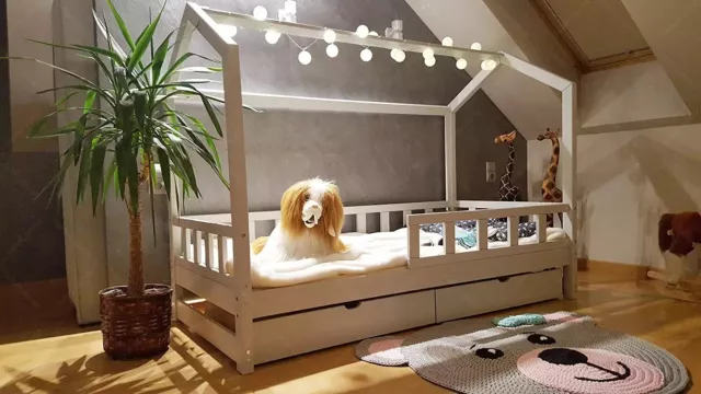 CAMA CASA INFANTIL Cama para niños Cuna Cajón Marco Colores