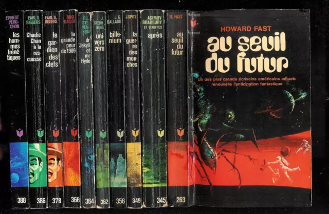 Lot N° 04 de dix livres Marabout Science-Fiction " Différents auteurs "