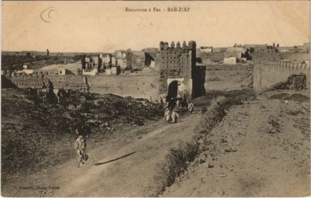 CPA AK Excursion to FEZ - Bab Ziaf MOROC (669452)
