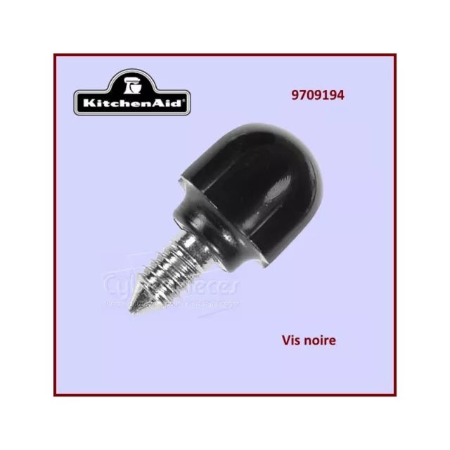 Vis noire de fixation Kitchenaid 9709194 - 4162142