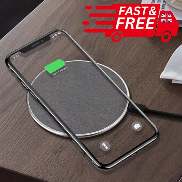 QI Wireless Charger Fast Charging Pad For Apple iPhone 11 Pro X XR XS Max 8 Plus