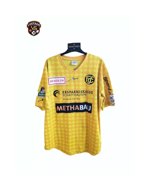 Maillot domicile de football SIGNÉ du FC Schaffausen 2014-2015 (L) Maillot...