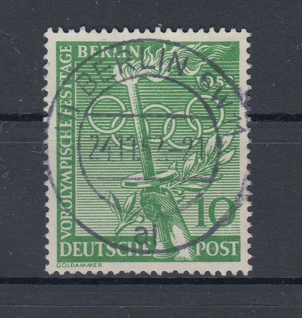 Berlin 1952, Vorolympische Festtage, Michel 89, gestempelt/Rundstempel