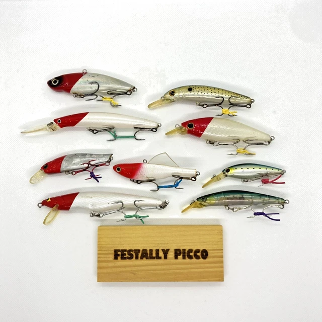 Lot De 9 Leurres De Pêche Megabass Pour Achigan / Black Bass - Leurres De Surface (topwater) - Neufs - Fabriqué Au Japon