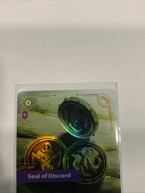 Red Seals Riftbound RIFTBOUND LEAGUE OF Legends - Seal of Discord - Origins (OGN) 204/298 ...