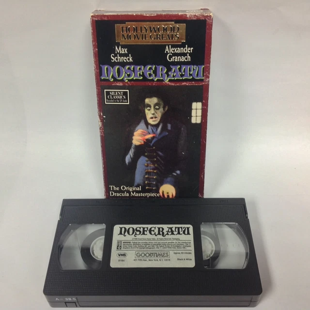 NOSFERATU VHS SILENT Classics 1990 Goodtimes Home Video SP Mode