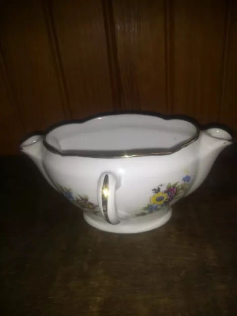 SAUCIERE G et M PORCELAINE   FLEURS