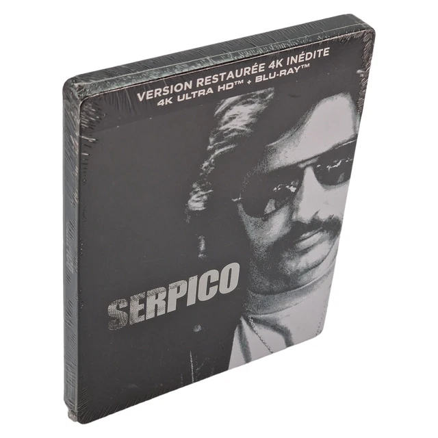 Serpico 4K Blu-ray SteelBook Limité  4K Ultra HD + Blu-ray Zone Free VF