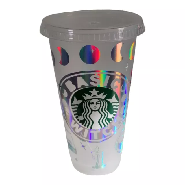 Starbucks Basic Witch 24fl Oz 709 Ml Tumbler Very Rare Scratch To Main Logo