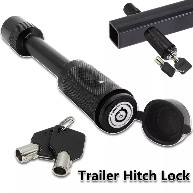 5/8" Hitch Key Lock Trailer Truck Hitch Pin Locking Heavy Duty Car Tow Receiver