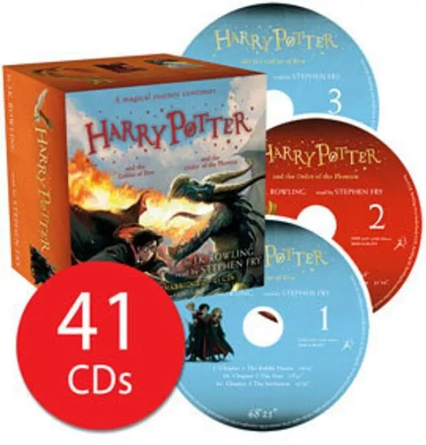 Harry Potter Audio Book Box Set Cd 4-5 Audio Collection Box Set New And Sealed 