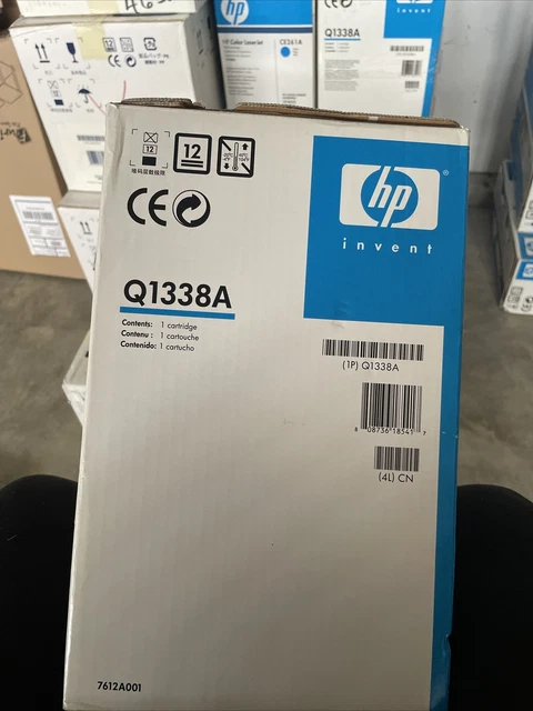 New Genuine Hp Laserjet 38A Black Print Cartridge Q1338A 2007 4200
