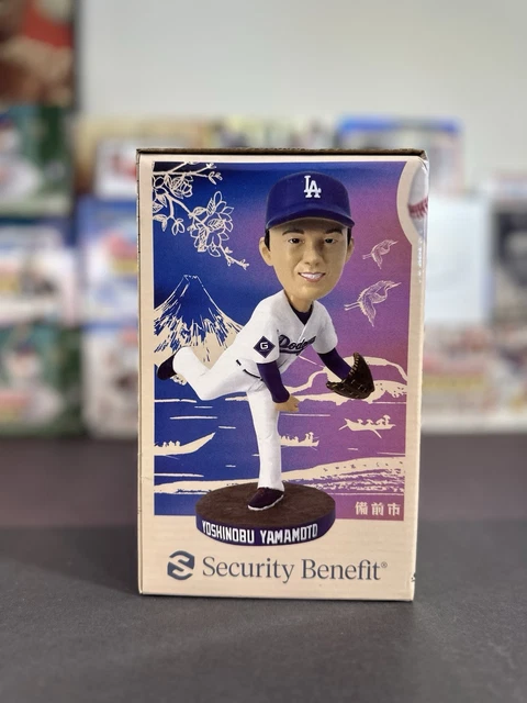 Yoshinobu Yamamoto Los Angeles Dodgers Bobblehead – Limited Edition "Los Angeles Bound" Collectible, 8 Inches Tall