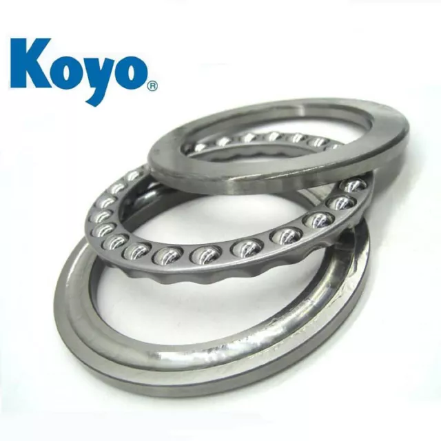 KOYO 51201 Three Piece Thrust Bearing 12mm BORE x 28mm OD x 11mm DEEP