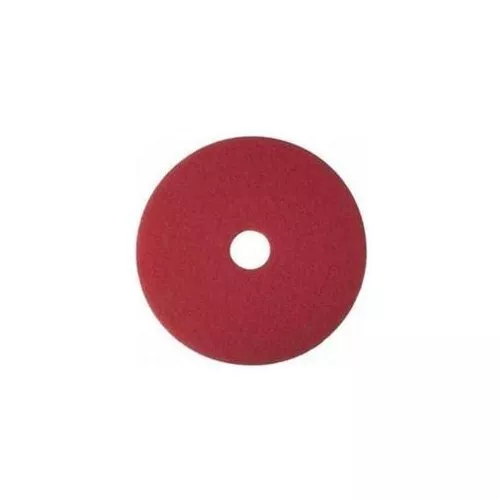 3m Red Buffer Pad - 12" Diameter - 5/carton - Black (MMM08387)