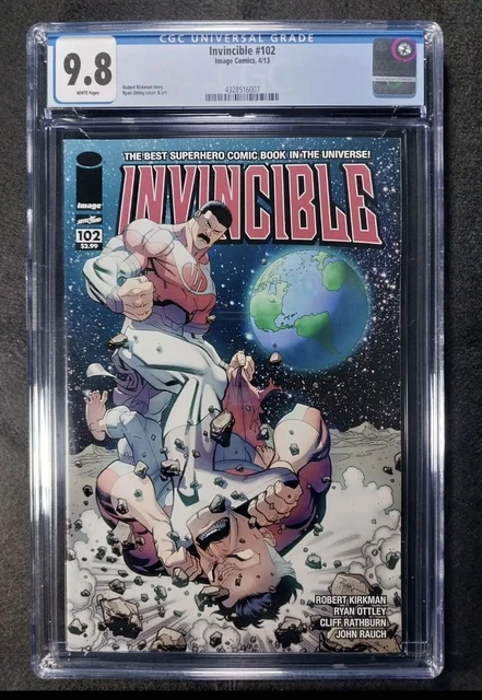 Invincible #102 CGC 9.8 NM/MT Omni Man Cover Very Scarce WP 2013
