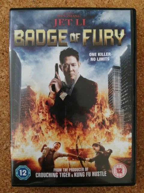 Badge Of Fury (DVD, 2014) Jet Li, Zhang Wen, Shi Shi Liu Cert 12 Action Region 2