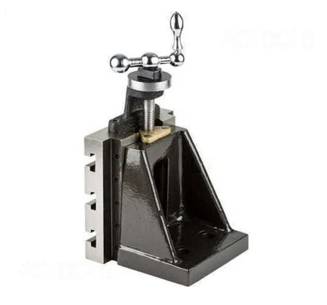 Lathe Vertical Milling Slide 4"x5" Fixed Base And 85mm Steel Vice Grinding Vise