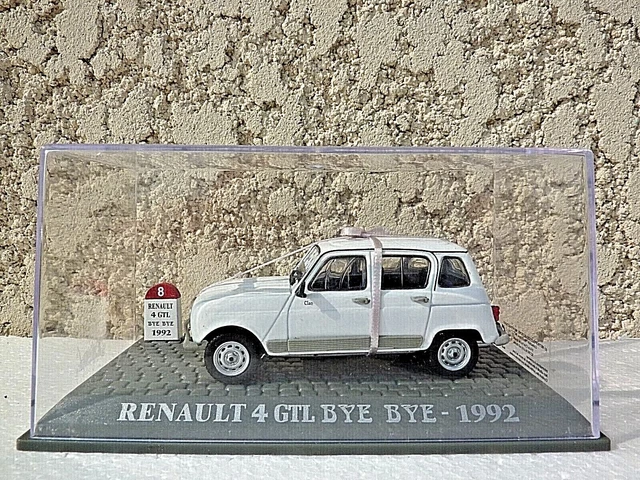 Rare Renault R4 GTL Clan Bye Bye 1992 Universal Hobbies 1/43