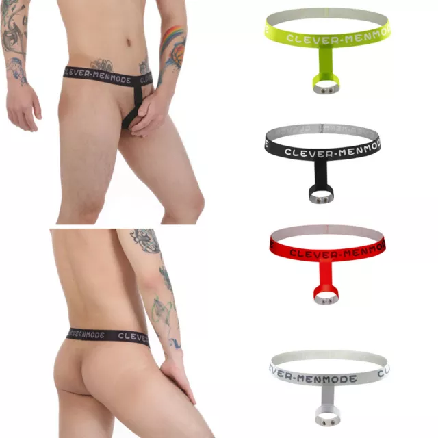 Sexy Mens Crotchless Micro Thong O-Ring G-string Mini Erotic Lingerie Underwear