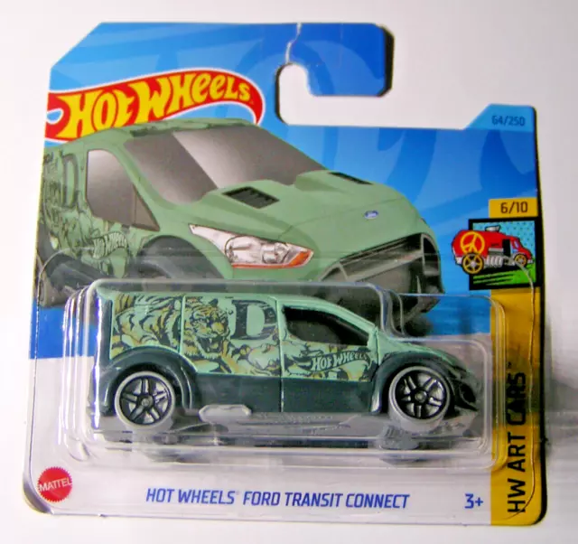 Hot Wheels 2023 - Ford Transit Connect - Short Court Card 1:64 - Hw Type