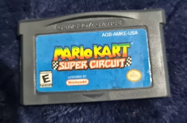 Mario Kart Super Circuit Nintendo GameBoy Advance GBA Video Game Cartridge Only