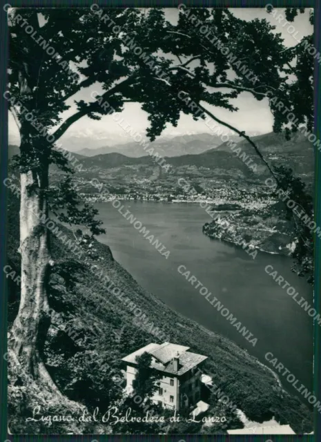 Como Lanzo d'Intelvi Lugano Lago di Foto FG cartolina KB3365