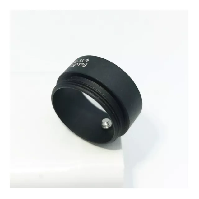 New Lens Adapter 18mm to RMS Male Thread for Scanner Lens to Microscope FotoHigh