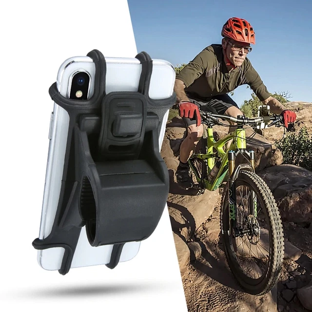 For Motorola Moto G Stylus Pure Handlebar Bicycle Mount Silicone Holder Bike