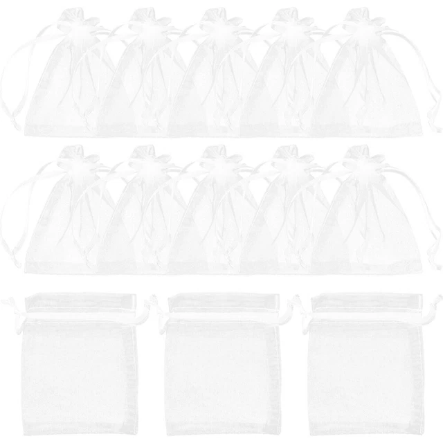 100 pezzi sacchetti per gioielli, piccoli sacchetti regalo, sacchetti per piccole cose,