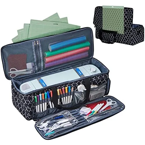 Luxja Carrying Case Compatible with Cricut Joy and Easy Press Mini and Dust  C 