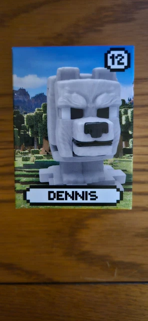 2025 MCDONALD’S MINECRAFT Movie Happy Meal Toy #12 DENNIS Wolf Wolves ...