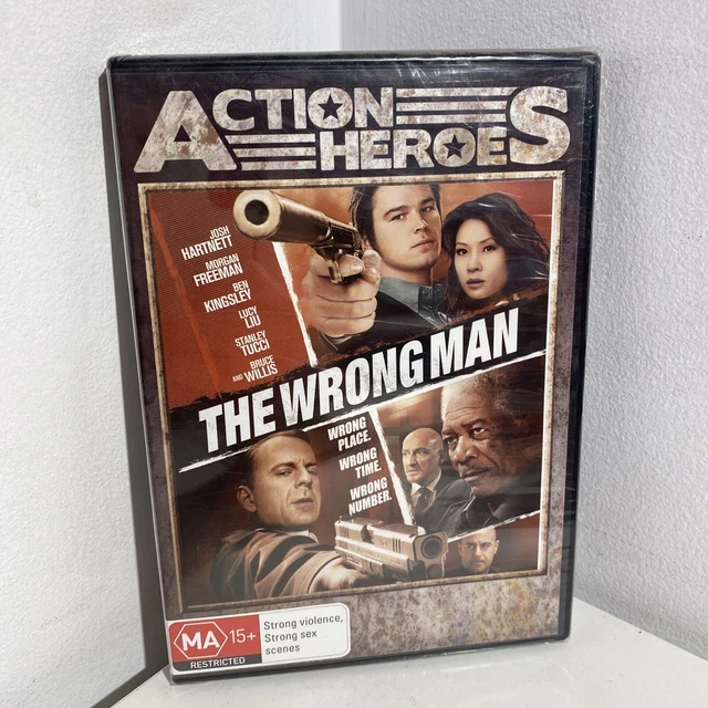 THE WRONG MAN (DVD, 2006) Morgan Freeman, Bruce Willis