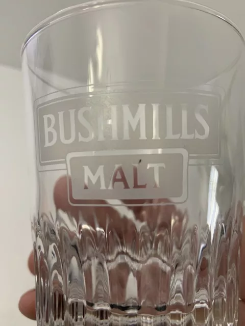 3 Bushmills Malt Drinking Glasses.