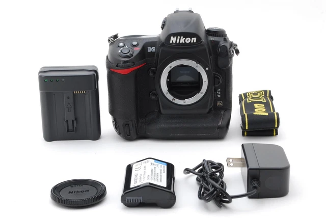 [ NEAR MINT++ w/ Strap ] Nikon D D3  12.1 MP Digital SLR Camera Black Body JAPAN