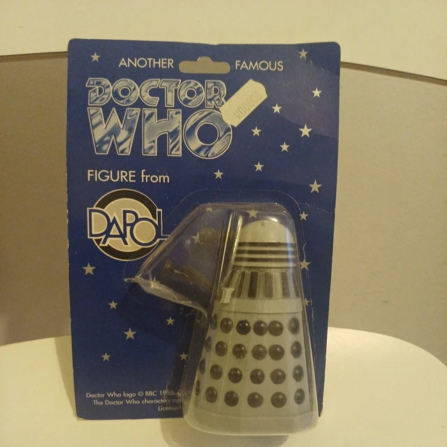 Dalek à friction (Doctor Who) BBC-DAROL en blister d'origine 1987 | UK