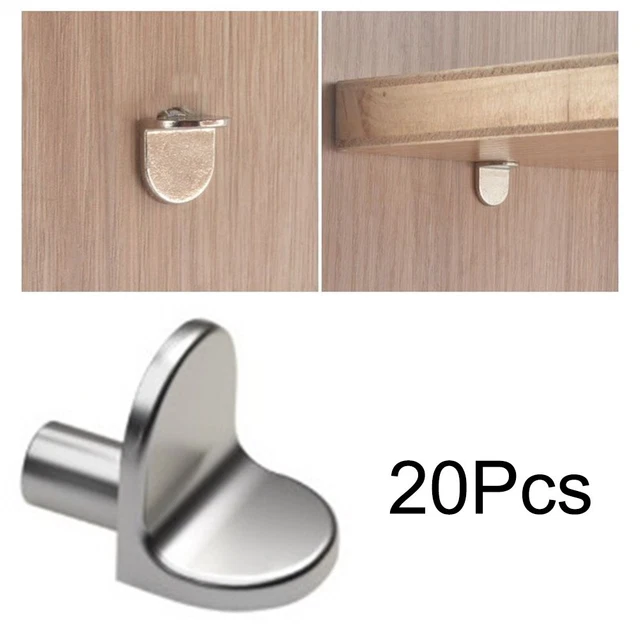Affidabile supporto per scaffale a forma di L rivetti perni pin spina confezione anni 20 s