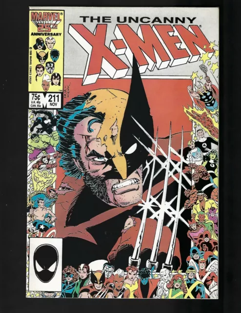 X-Men #211 VFNM 1st Full Marauders Rogue Psylocke Magik Wolverine MutantMassacre