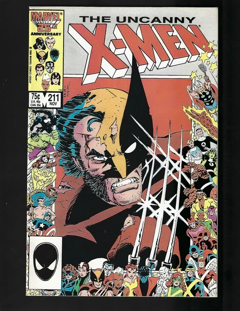 X-Men #211 VFNM 1st Full Marauders Rogue Psylocke Magik Wolverine MutantMassacre